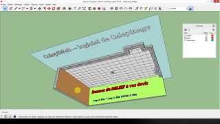 Sketchup pour faux plafonds présentation N°1 courte [upl. by Adrial964]