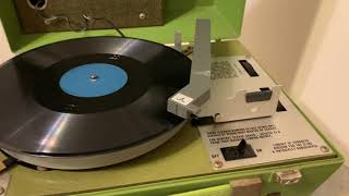 Talking Book Machine model A74 playing 16RPM audio book record  Library for the Blind [upl. by Uriel]