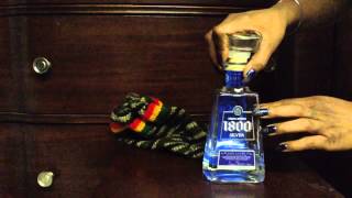 Perfect 1800 Tequila Bottle Top Shot No Spill [upl. by Savanna]