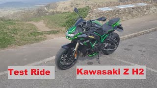 Kawasaki Z H2 Test Ride [upl. by Ninerb]