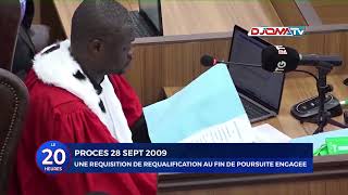 🔴Procès du 28 septembre 2009 une réquisition de déqualification des fins de poursuite engagée [upl. by Winikka]