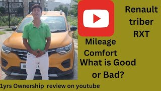 Renault Triber Ownership Review After 1yrs What Good or Bad D3CARS24 automobile cars [upl. by Norven847]