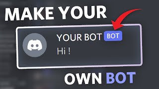 How to make a Discord Bot Without Downloading Anything  Host it Online FOREVER [upl. by Hannie]