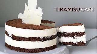 Tiramisu Cake Recipe 티라미수 케이크 만들기 ティラミスケーキ [upl. by Notnilk]