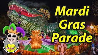 The BEST Mardi Gras Parade Video Youll See  Universal Orlando Mardi Gras Parade  6 New Floats [upl. by Pedaias]