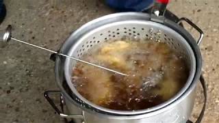 Frying Fish Southern Style Fish Fry Croaker Tilapia and Red Gulf Snapper [upl. by Ailahs453]