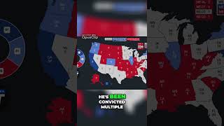 US Election2024 Election PredictionUS Polling Projection election2024trumpkamalharrisshorts [upl. by Adamik]