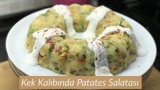 Kek Kalıbında Patates Salatası Tarifi  Naciye Kesici  Yemek Tarifleri [upl. by Enellij]