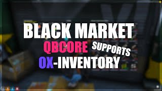 FiveM Black Market Script  oxinventory Supported [upl. by Ayatnwahs]