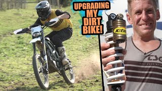 UPGRADING MY ELECTRIC DIRT BIKE WITH INSANE NEW SUSPENSION [upl. by Ester866]