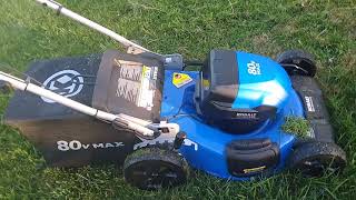 Lowes Kobalt 80v Max lawnmower review [upl. by Dickerson]