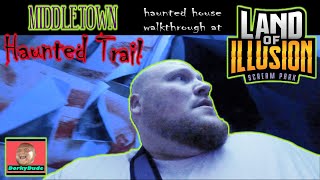 Middletown Haunted Trail 2024  Land Of Illusion Scream Park [upl. by Iman245]