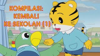 Kompilasi Kembali Ke Sekolah 1  Kartun Anak Bahasa Indonesia  Shimajiro Indonesia [upl. by Ymac]