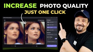 How To Enhance Photo Quality In One Click  HitPaw Photo Enhancer  Best AI Photo Enhancer [upl. by Einattirb]