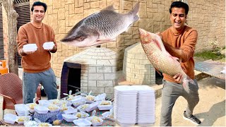 Aray wah Aaj Giant Fish bna k Distribute kr di [upl. by Retsev427]