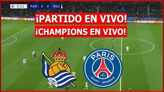 REAL SOCIEDAD vs PSG EN VIVO 🔴 OCTAVOS DE FINAL MBAPPE TITULAR ⚽️ [upl. by Enyale798]