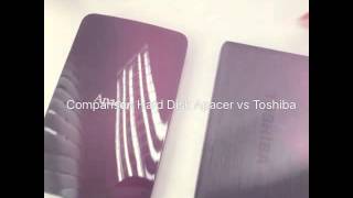 Comparison Hard Disk Apacer vs Toshiba [upl. by Srednas]