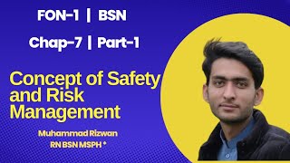 Chap7  Part1  Concept of Safety and Risk Management  FON1 BSN urdu Hindi with Solve NCQS [upl. by Corissa]