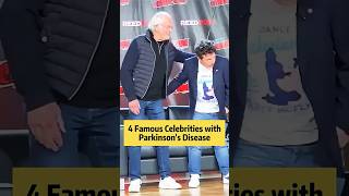 4 Famous Celebrities with Parkinsons Disease 🤔 celebrity america usa [upl. by Jacie826]