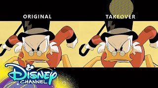 Launchpad Theme Song Takeover Side by Side  DuckTales  Disney Channel [upl. by Camm]