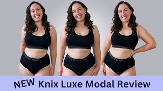 NEW Knix Luxe Modal Bra  Undies Reviews [upl. by Armillda]