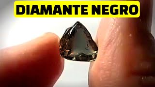 VEJA COMO É UM DIAMANTE NEGRO RARO DE ALTO VALOR [upl. by Susy]