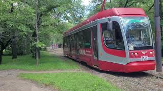 Khabarovsk trams 71623 class at 2022 [upl. by Eckel]