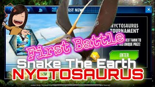 Nyctosaurus Tournament  All Pterasaurs  Jurassic World the Game 102024 First Battle [upl. by Esadnac]