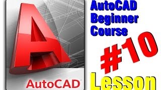 AutoCAD Beginner Course  Working with Linetype and Lineweight Lesson 10 [upl. by Allerim]