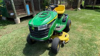 John Deere Riding Mower Belt Replacement And Trouble Shooting Belt Problems [upl. by Ybba725]