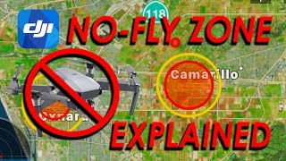 DJI No Fly Zone EXPLAINED  Mavic Pro  Platinum  Air  Phantom  Spark [upl. by Alinoel]