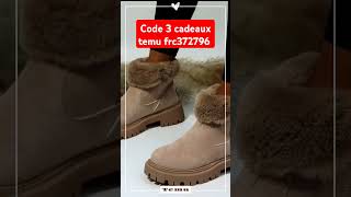 Bottes dhiver femmetendance 20242025 temu temufinds winteroutfit outfit [upl. by Asim789]