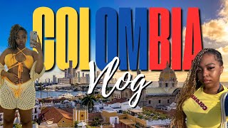 Girls Trip in Cartagena Colombia  N’Kaela Travel Vlog 🫶🏽 [upl. by Fondea]