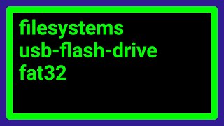 What allocation unit size to use when formatting a USB flash drive in FAT32 [upl. by Ryun359]