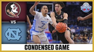 Florida State vs North Carolina Condensed Game  2024 ACC Men’s Basketball Tournament [upl. by Siravaj]