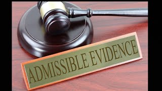 Admissibility of the evidence in the Court  forensic science UGC NET  unitI [upl. by Odama]