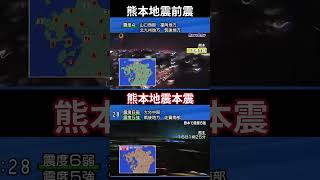 熊本地震の揺れの比較 ※閲覧注意 [upl. by Neyr77]