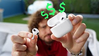 Compré los nuevos costosos audífonos de Apple ¿Valen la pena  AirPods 3 🎧 [upl. by Noirb]