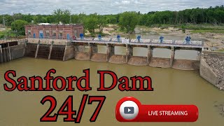 Sanford Dam  Michigan  247 HD Live Stream [upl. by Schrick483]