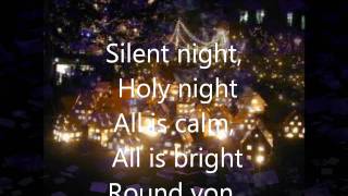 Silent NightInstrumental  Lyrics in FrenchEnglishItalian [upl. by Alvina521]