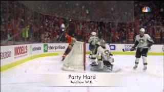 Philadelphia Flyers Goal Horn Concept Party Hard  Andrew WK [upl. by Kelwen]