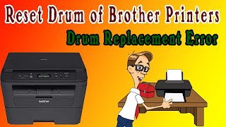 How to Reset The Drum Error of Brother DCP 2520D Printer and all Brother DCP 2500 Series Printers [upl. by Niledam726]