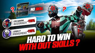 GTK111 No Character Skills Challenge with Zerox ff 😈 Part 2  Garena Free Fire 🔥 [upl. by Steiner663]