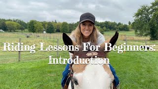 Riding Lessons For Beginners Introduction [upl. by Orlantha]