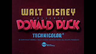 Disney Animated Shorts  Truant Officer Donald Opening amp Closing [upl. by Margeaux]