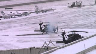 Sikorsky UH60M Blackhawk Start Up at KCMH 5 February 2013 [upl. by Martres]