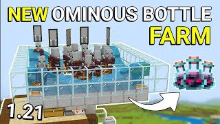 Quick amp Easy Ominous Bottle Farm 121 Bedrock Tutorial [upl. by Odell]