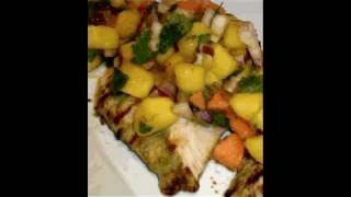 Grilled Mojo Chicken with Mango Papaya salsaHealthy Recipes [upl. by Poppy]