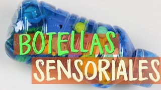 ¡botellas sensoriales para bebés en 60 segundos ¡Manualidades para bebés [upl. by Nosremaj]