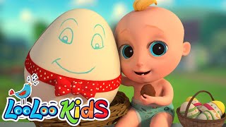 Humpty Dumpty  The Little Green Frog more Kids Songs and Nursery Rhymes by LooLoo Kids [upl. by Hanikahs]